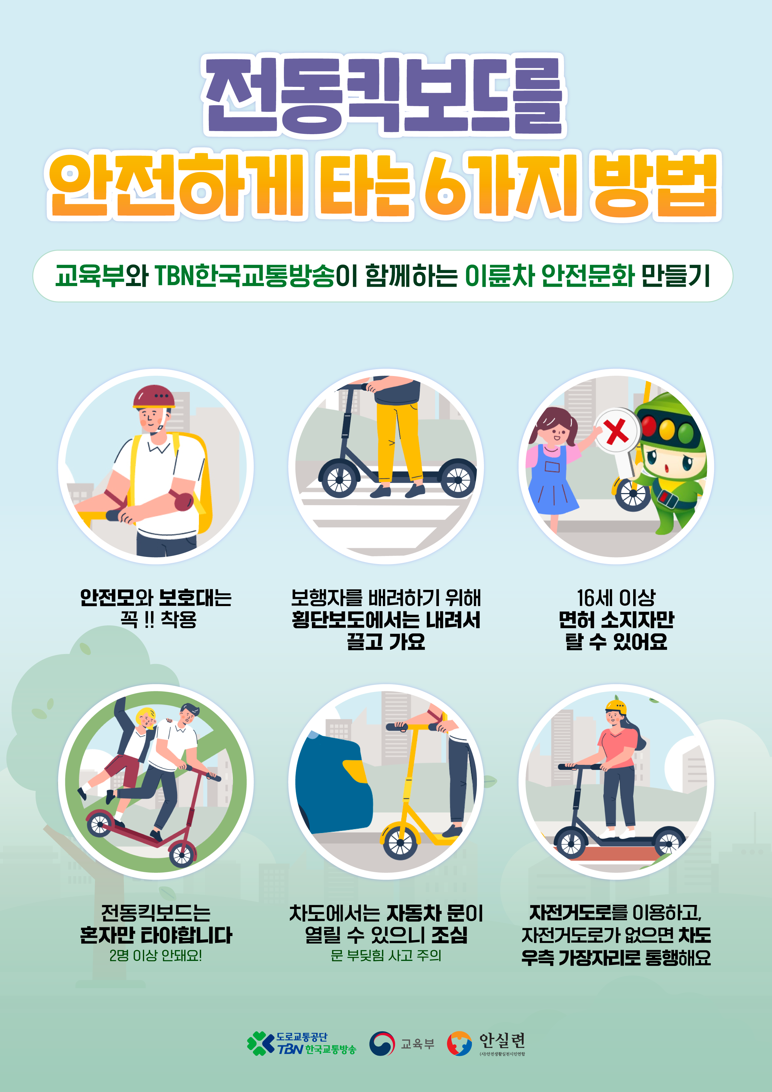 자전거(이륜차), PM사고 예방을 위한 교육자료(2) 이미지(1)