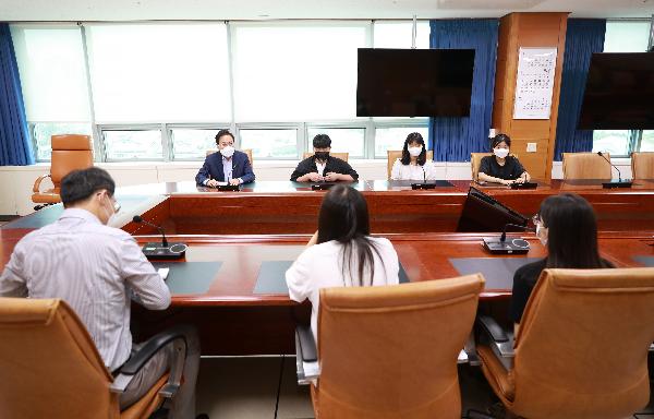 고창 영선중학교 동해랑 독도랑 우리랑 동아리 학생 방문