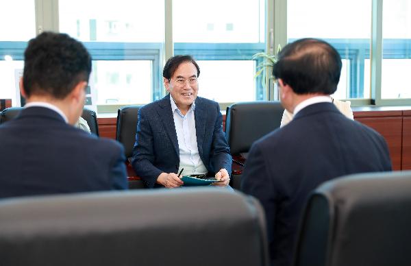 심민 임실군수 접견