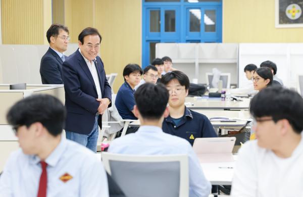 전주고등학교 수험생 격려 방문