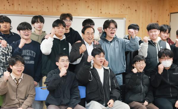 익산 원광고등학교 수험생 격려 방문
