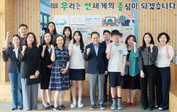 아침 10분 독서문화 확산 현장 방문