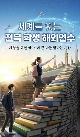 세계를 잇는
전북 학생 해외연수

세상을 교실 삼아, 더 큰 나를 만나는 시간